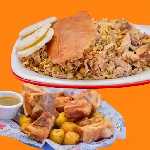 Combo lecho-chicharron extra grande
