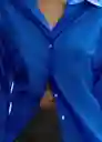Camisa June Azul Talla XS Mujer Mango