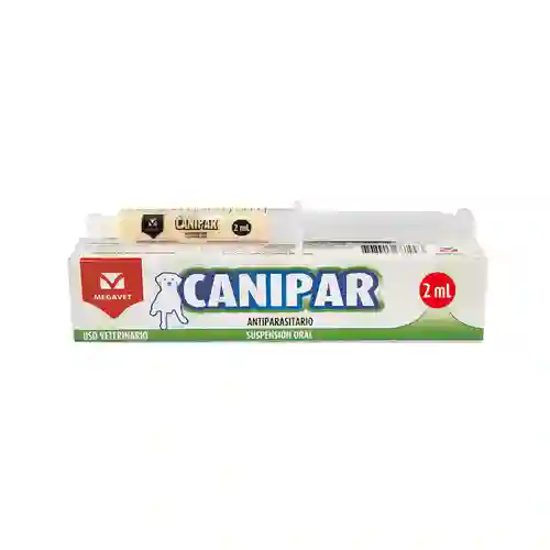 Canipar Antiparasitario Para Caninos de Amplio Espectro 2 mL