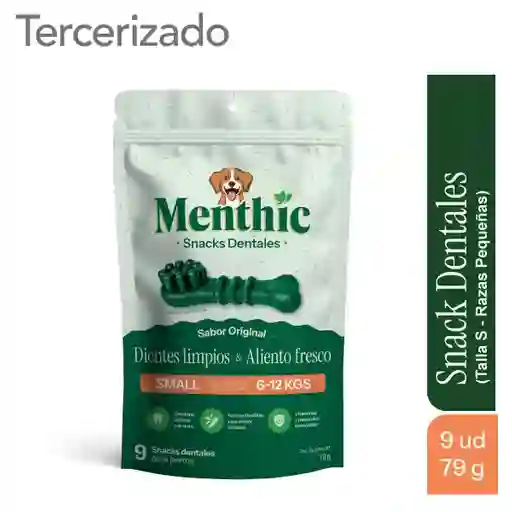 Menthic Snack Dental Para Perros Cepillos Talla S