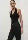 Jean Fiona Tejano Negro Talla 38 Mujer Mango