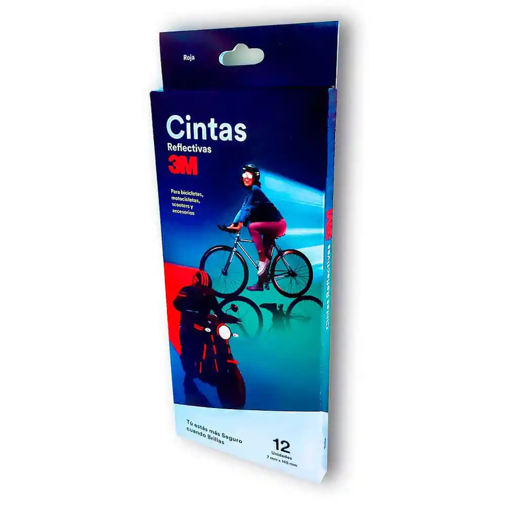 3M Cinta Reflectiva Rojo