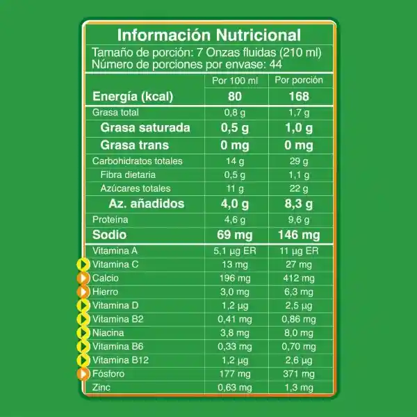 Modificador de leche MILO a base de malta y cocoa x 1100g