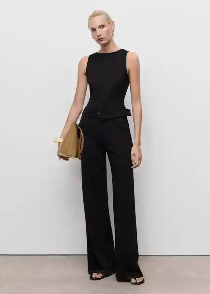 Enterizo Mono Belty Negro Talla S Mujer Mango