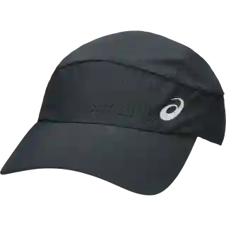 Asics Gorra Running Light Woven Para Correr Unisex Negro Talla L