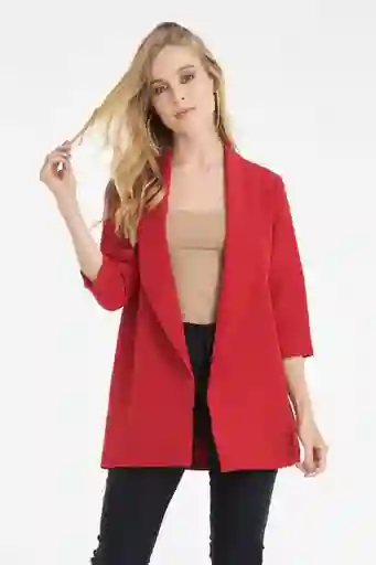 Blazer Ginebra Color Rojo Puro Talla XL Ragged