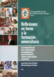 Reflexiones en Torno a la Formacion Universitaria