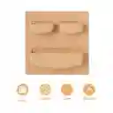 Organizador Plástico de Almacenamiento de Pared Amarillo Miniso