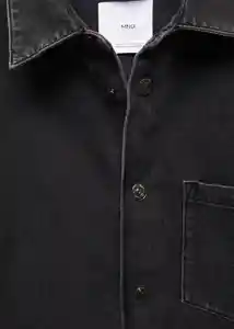 Sobrecamisa Jazz Tejano Negro Talla L Hombre Mango