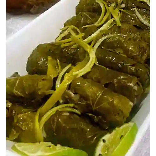 Porción de hojas de uva