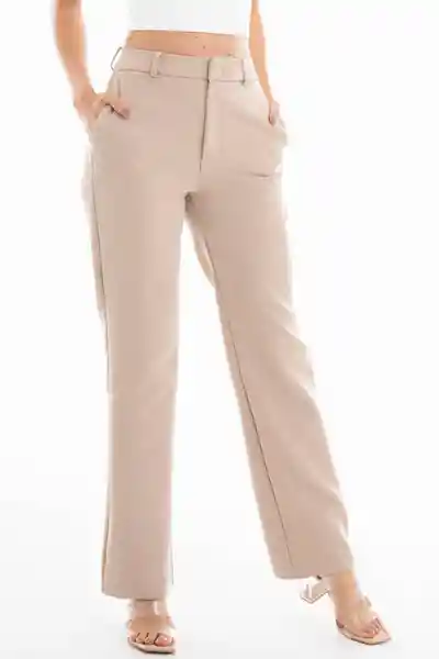Pantalón New Grace Color Beige Medio Talla 8 Ragged