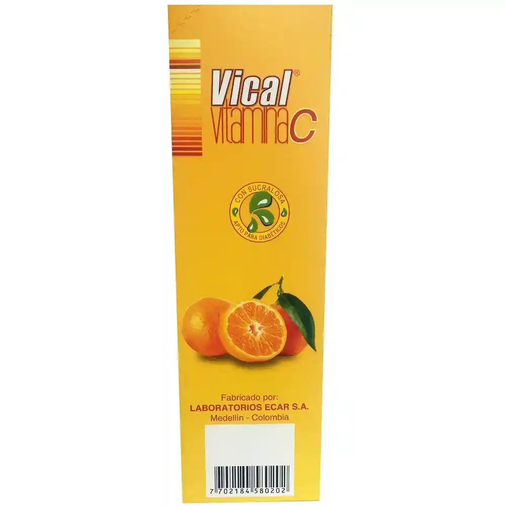 Vitamina C 500 Mg Vical X 12 Tabletas Masticables