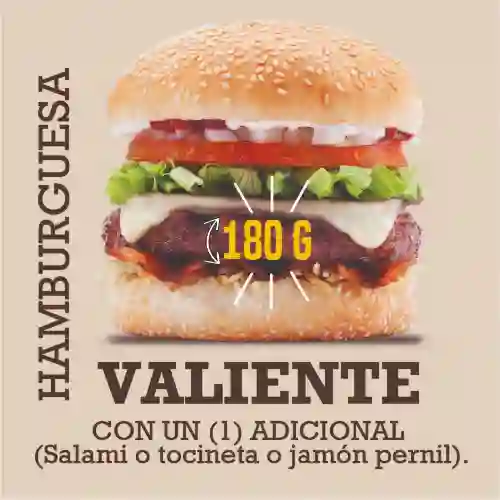 Hamburguesa Valiente 180 G