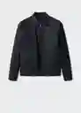 Chaqueta Carles Negro Talla XXL Hombre Mango