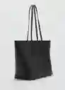 Bolso G Maribel2 Negro Talla 99 Mujer Mango