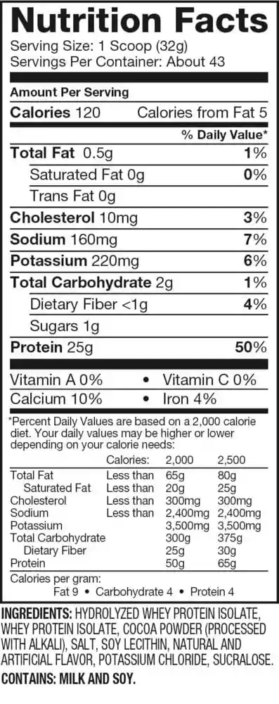 Iso 100 Cookies And Cream Dymatyze