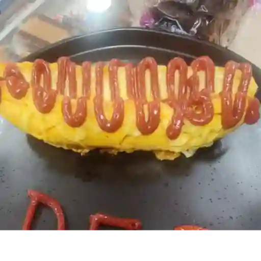 Platano con queso y bocadillo