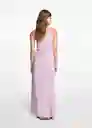 Vestido Lila Lila Talla 22 Teen Niñas Mango