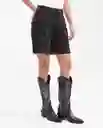 Short Femenino Negro Noche Ultraoscuro Talla 12 Chevignon