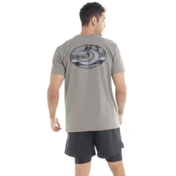 Camiseta Manga Corta Kaluna Hombre Grey Talla M Speedo