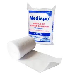 Venda Medispo Algodon Laminado 4" X 5 Yardas