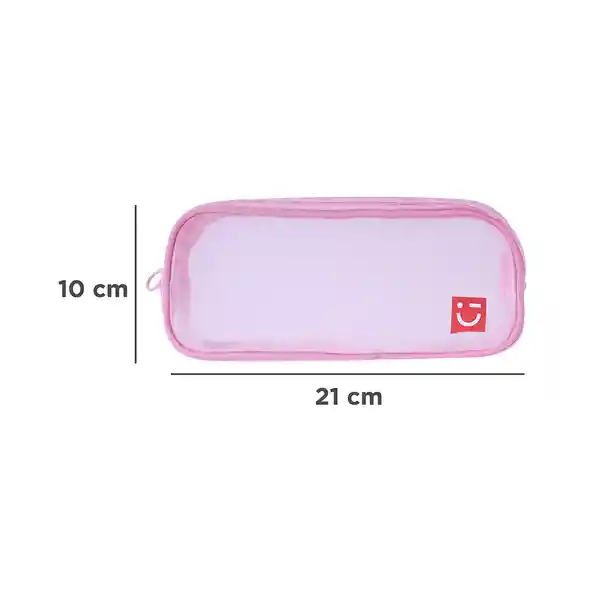 Cartuchera de Malla Serie Rosa Claro Miniso