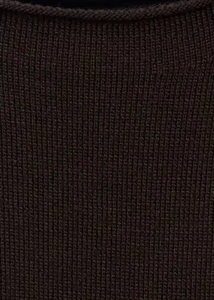 Jersey Camin Chocolate Talla L Mujer Mango