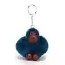 Kipling Llavero Monkey Clip Para Mujer Color Azul