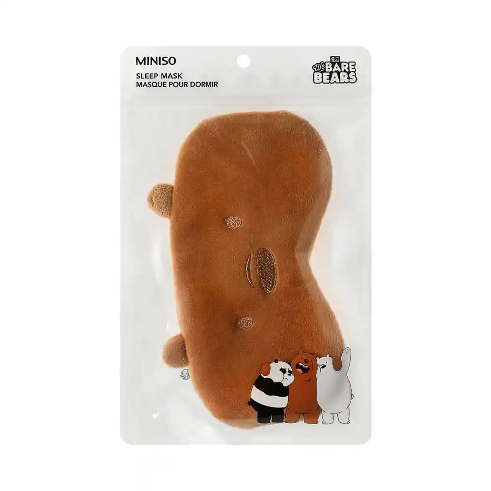 Miniso Antifaz Para Dormir de Pardo Osos Escandalosos