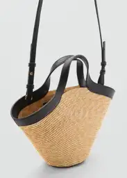 Bolso P Mila Negro Talla 99 Mujer Mango