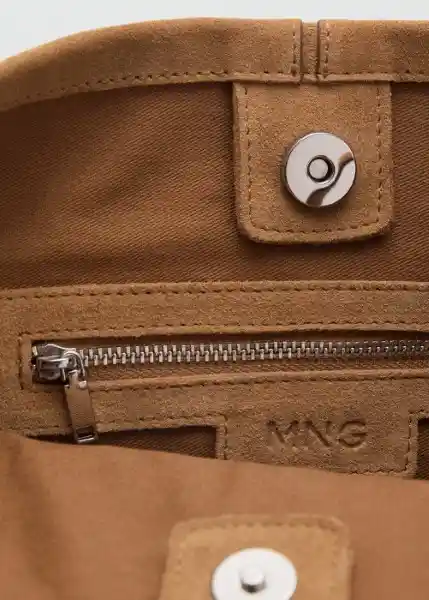 Bolso P Carnaby Camel Talla 99 Mujer Mango