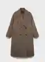 Abrigo Picarol Topo Talla S Mujer Mango