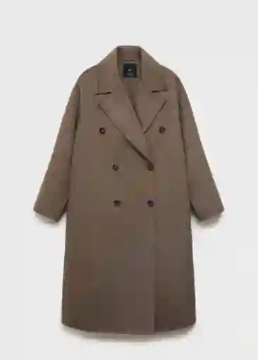 Abrigo Picarol Topo Talla S Mujer Mango