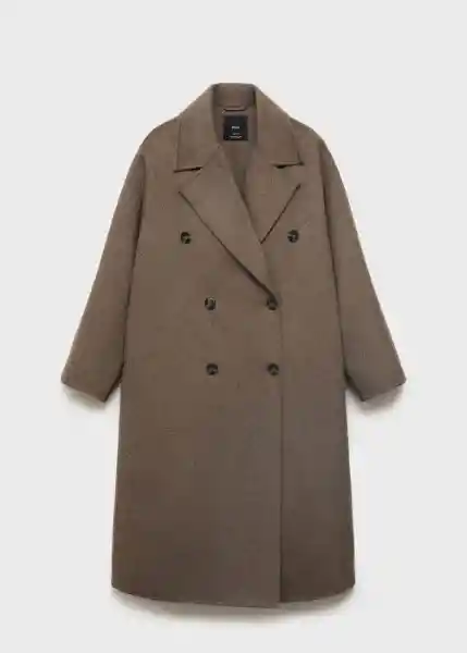 Abrigo Picarol Topo Talla S Mujer Mango