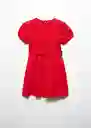 Vestido Iolani Rojo Talla 12 Niñas Mango