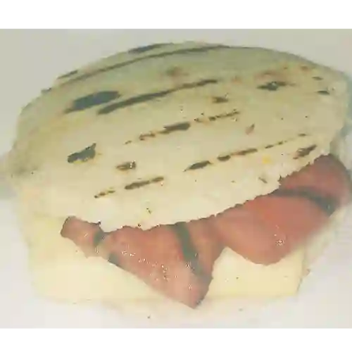 Arepa de Tocineta Queso
