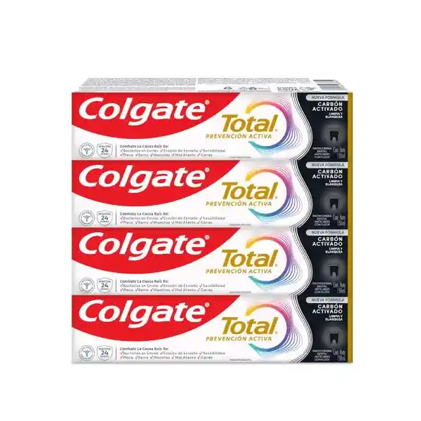 Colgate Total Carbón Activado Pasta Dental