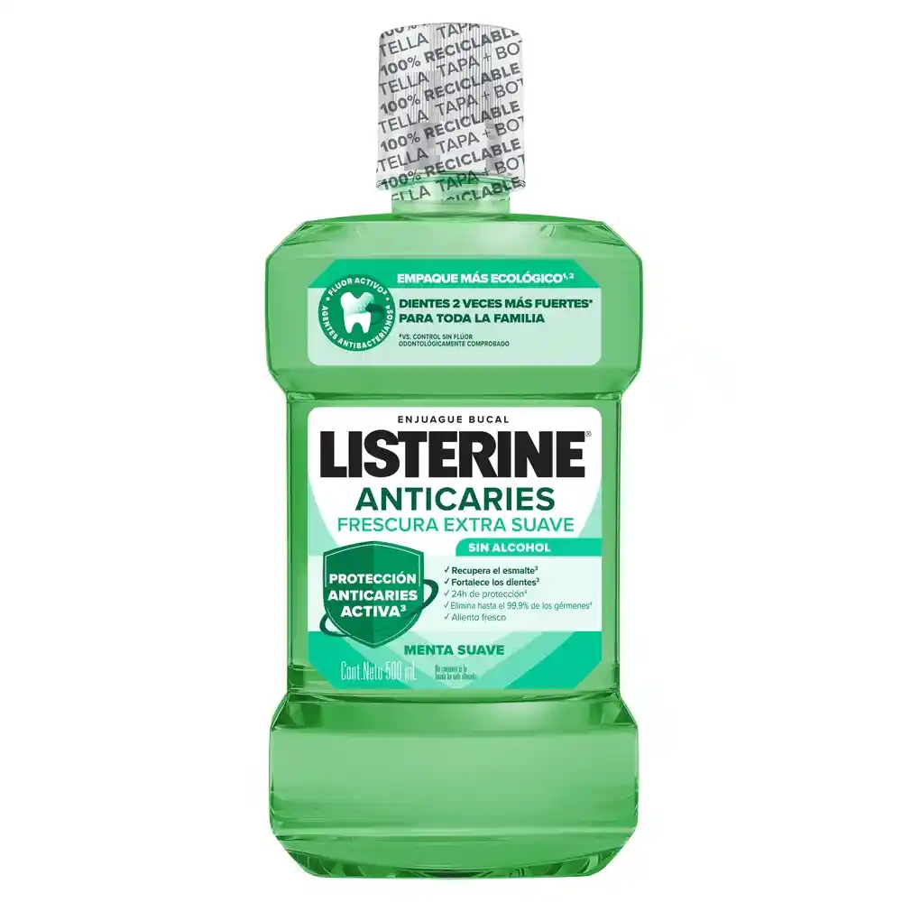 Enjuague Bucal LISTERINE Zero Anticaries 500 ML