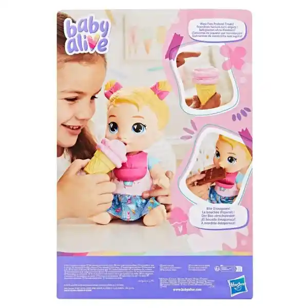 Baby Alive Muñeca Harper Hugs Dulces Golosinas