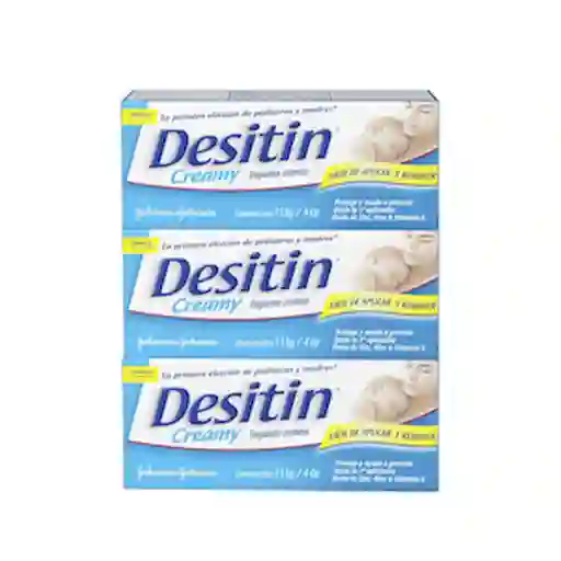 Crema Bebé DESITIN® Creamy 3PACK x 339 GR