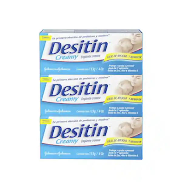 Crema Bebé DESITIN® Creamy 3PACK x 339 GR