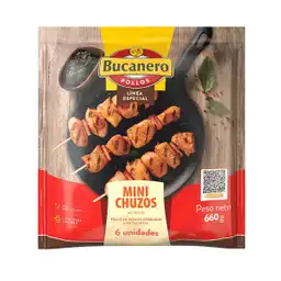 Bucanero Mini Chuzos de Pollo en Trozos Adobados con Tocineta