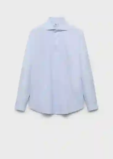 Camisa Emeritol Celeste Talla XS Hombre Mango