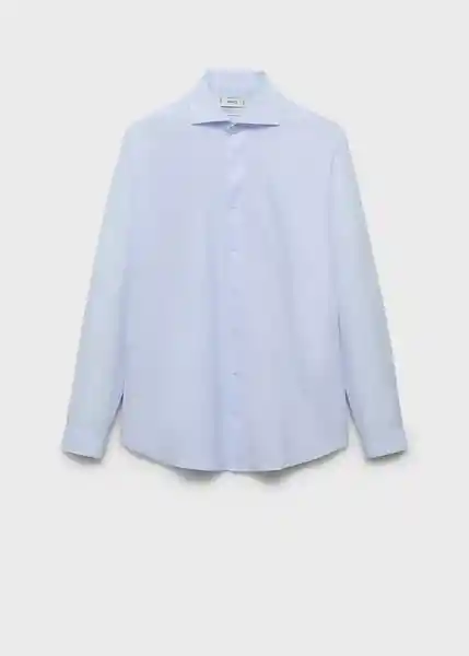 Camisa Emeritol Celeste Talla XS Hombre Mango
