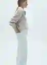 Jean Catherin Blanco Talla 32 Mujer Mango