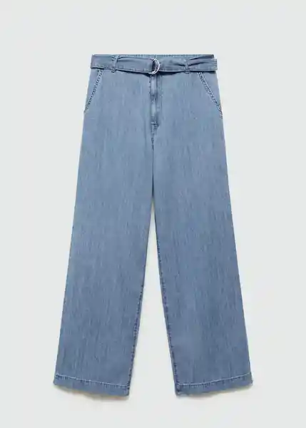 Pantalón Lea Tejano Medio Talla L Mujer Mango