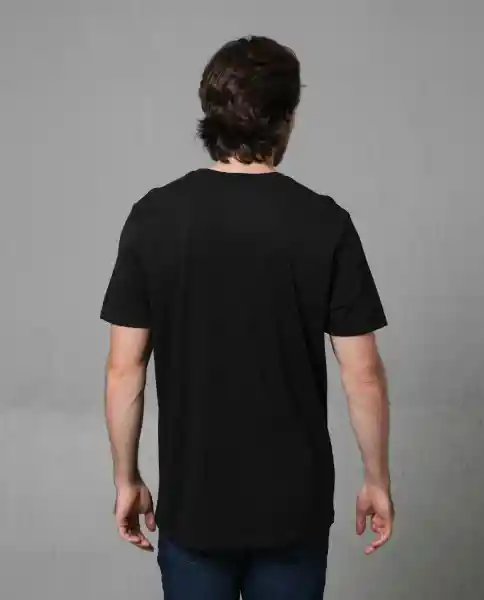 Camiseta Hombre Negro L 102G112_NEG194007 Rifle