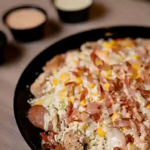 Salchipapa sr. brocheta x2