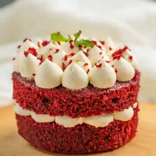 Torta de Red Velvet y Crema