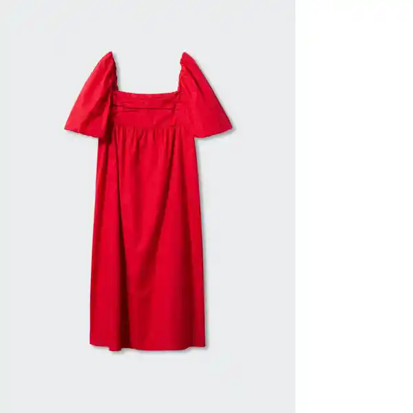 Vestido Mikonos-H Rojo Talla XS Mujer Mango